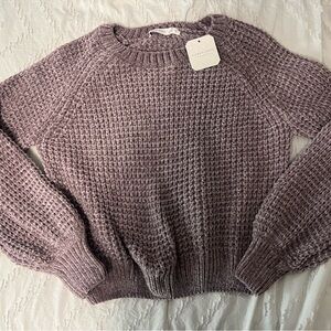 Altar'd State Lavender Knit Sweater